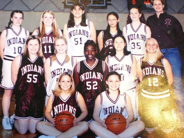 I'm the pig-tailed one on the bottom right.