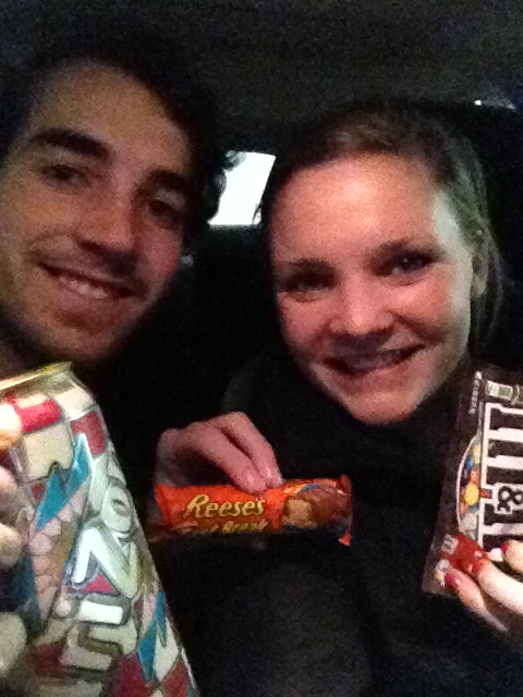 I mean...what else do you buy when you've been in the car/traffic/fog for 7 hours on a Friday night?