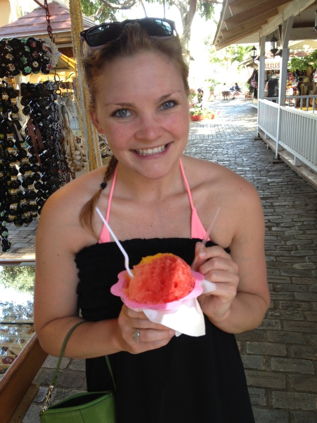 Mango and passion fruit and strawberry sugary syrup, oh my!