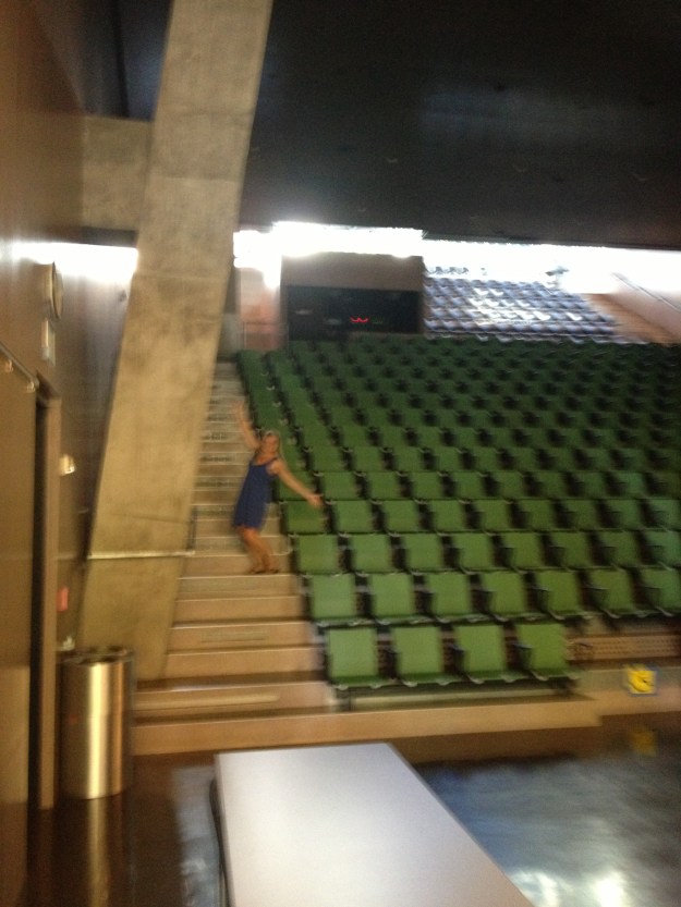 "Reenact a scene from 10 Things I Hate About You" 