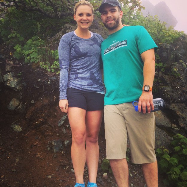 Celebrating our 6 year anniversary atop a mountain in beautiful Seattle.