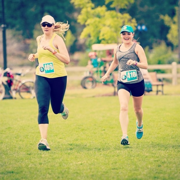 Running a half-marathon with my best friend Anna on her journey toward her first full marathon (see: October below)