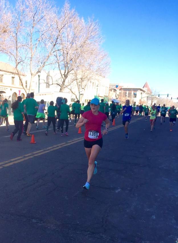 pain face, coming down the finishing stretch